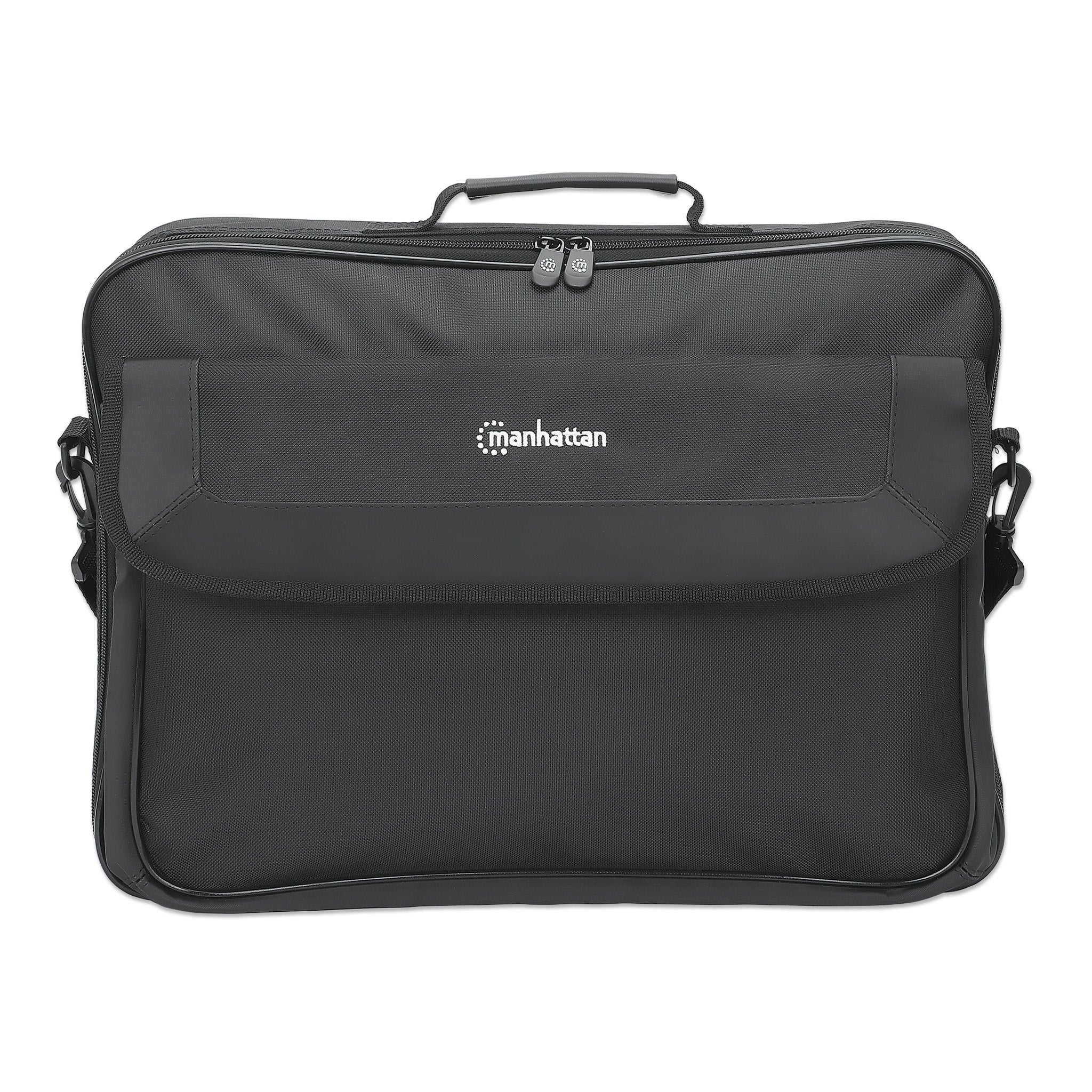Manhattan 439992 17.3" Cambridge Clamshell Notebook Bag with Shoulder Strap - Image 3