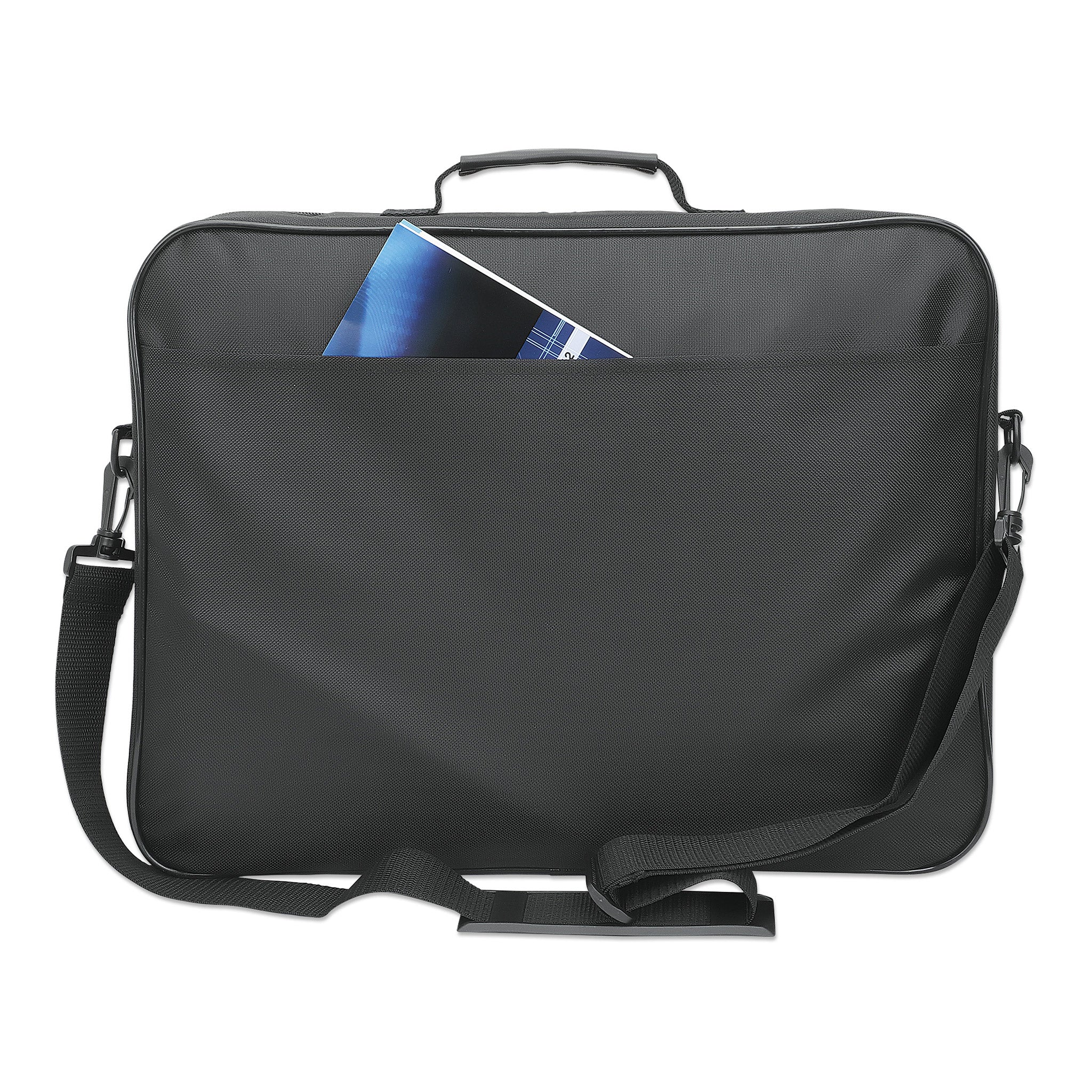Manhattan 439992 17.3" Cambridge Clamshell Notebook Bag with Shoulder Strap - Image 5
