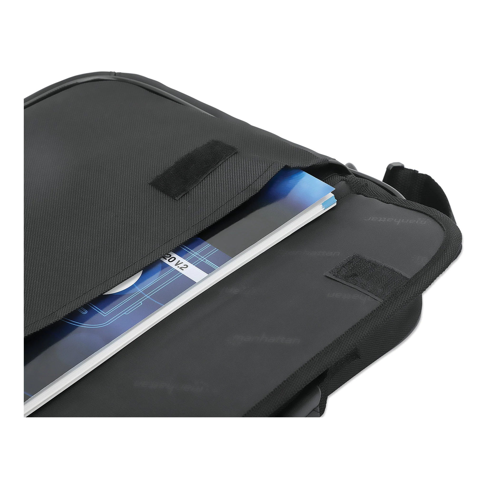 Manhattan 439992 17.3" Cambridge Clamshell Notebook Bag with Shoulder Strap - Image 6