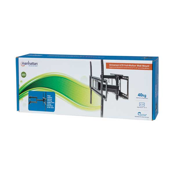 Manhattan 461351 37" to 70" Universal Basic LCD Full-Motion Wall Mount - Image 4