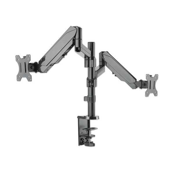 Manhattan 461597 17" - 32" Universal Gas Spring Dual Monitor Mount - Image 3