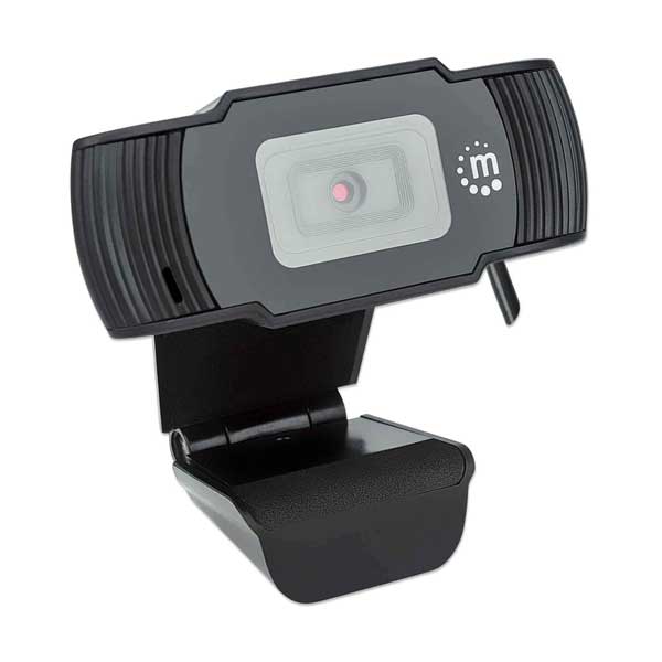 Manhattan 462006 2MP 1080p Full HD USB Webcam with Integrated Microphone and Adjustable Clip Base - Image 2