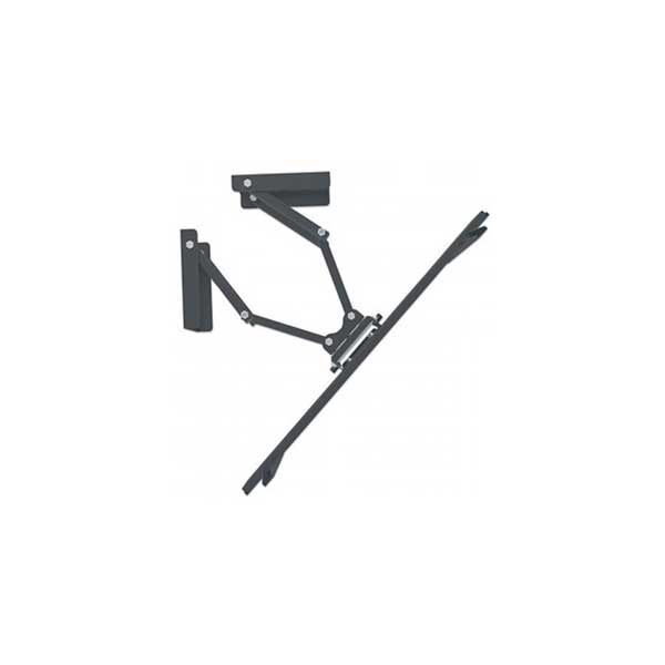 Manhattan 461214 Universal Full Motion Flat-Panel TV Corner Wall Mount (37" to 63", Black) - Image 2