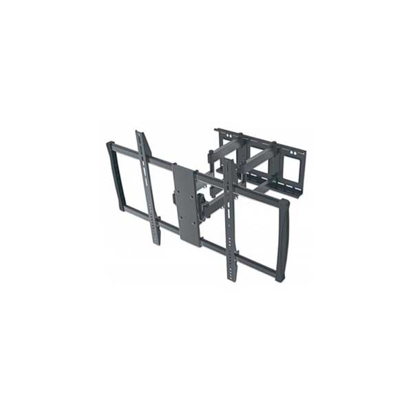 Manhattan 461221 Universal Heavy Duty Full Motion Flat-Panel TV Wall Mount (60" to 100", Black)