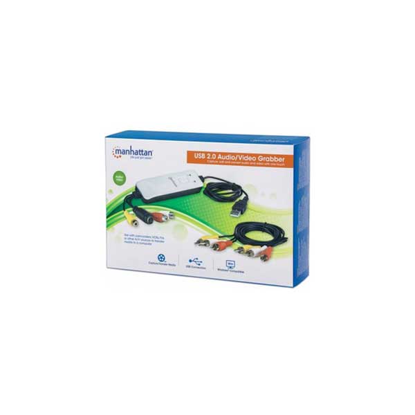 Manhattan 162579 USB 2.0 Audio/Video Grabber - Image 2