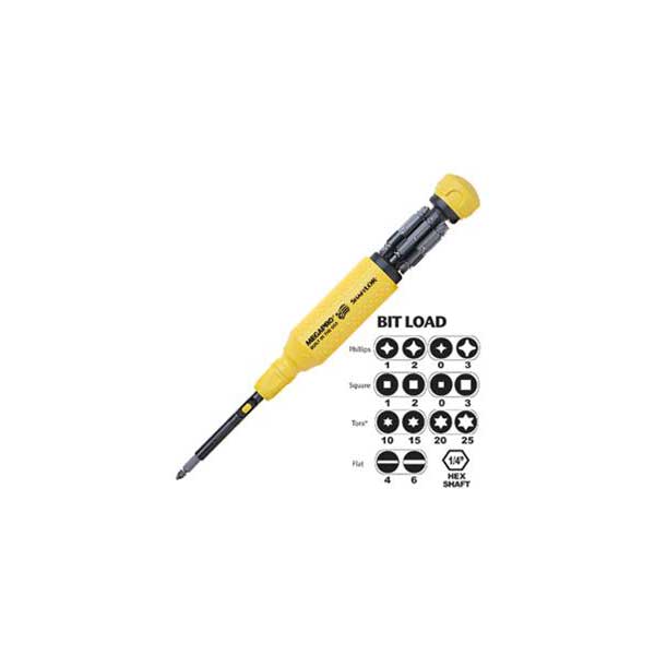 Megapro 15 in 1 Multi-Bit ShaftLOK Screwdriver (1/4" Hex Shaft Driver)