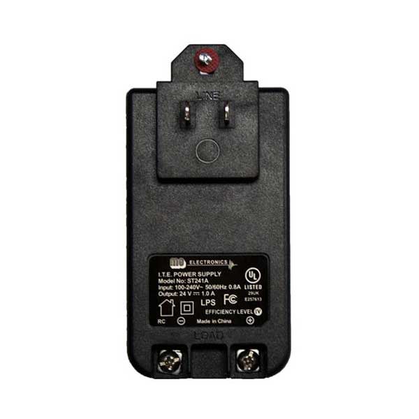 MG Electronics 24VDC 1 Amp Power Supply with Screw Terminal