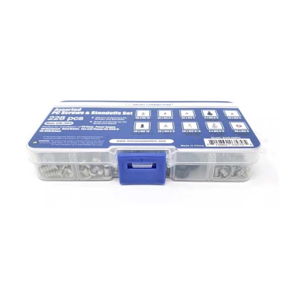 Micro Connectors SCW-296PC 228 Piece PC Computer Screws Assortment Kit for Computer Hard Drive Motherboard Standoffs Fan CD-ROM Assembling - Image 3