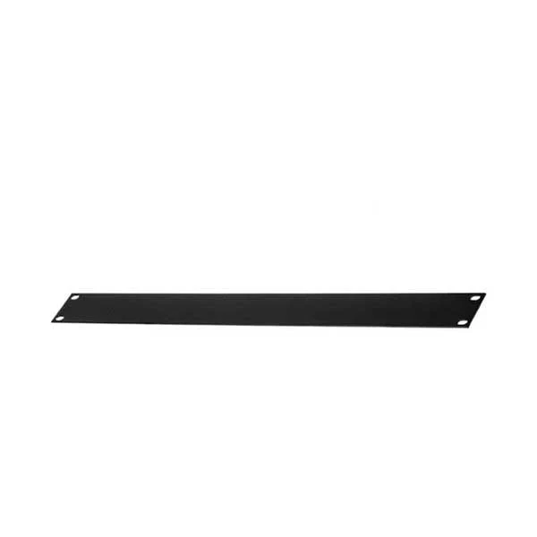Middle Atlantic FEB1 1RU Steel Blank Rack Filler Panel with Flat Black Powder Coat Finish