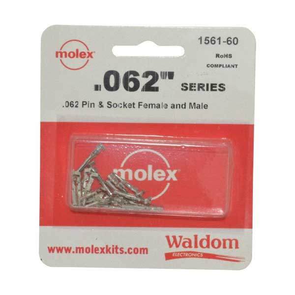 MOLEX .062 M/F PIN & SOCKET TE