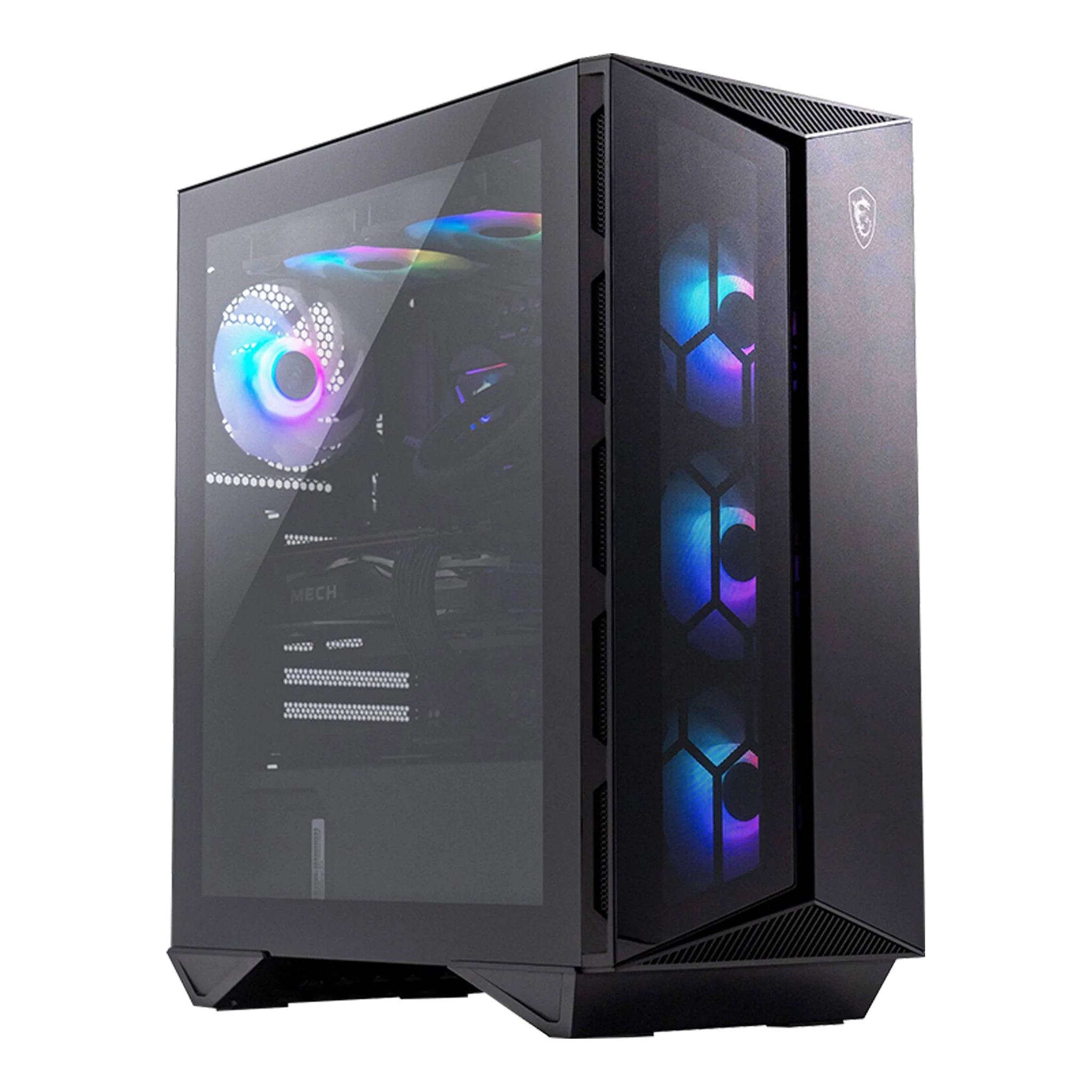 MSI AEZS5TC428 Aegis ZS 5TC-428US Gaming Desktop Computer - AMD Ryzen 7 5700G - GeForce RTX 3060 - 16GB DDR4 - 1TB SSD - Black