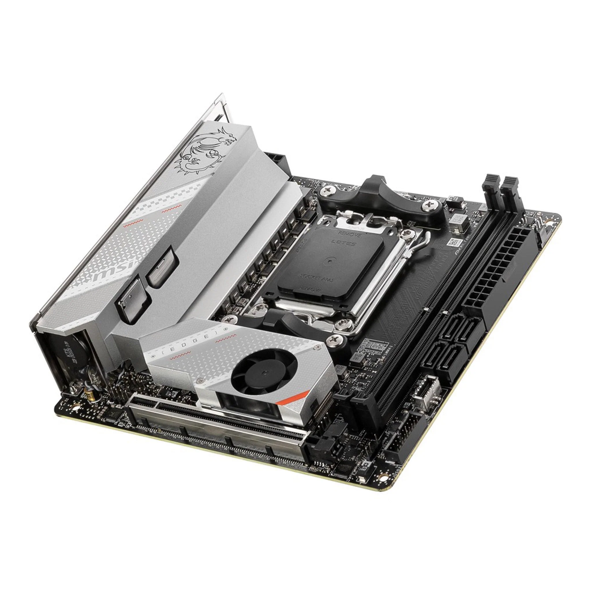 MSI B650IEDGEWIFI MPG B650I EDGE WIFI Gaming Desktop Motherboard - AMD B650 Chipset - Socket AM5 - Mini ITX - Image 3