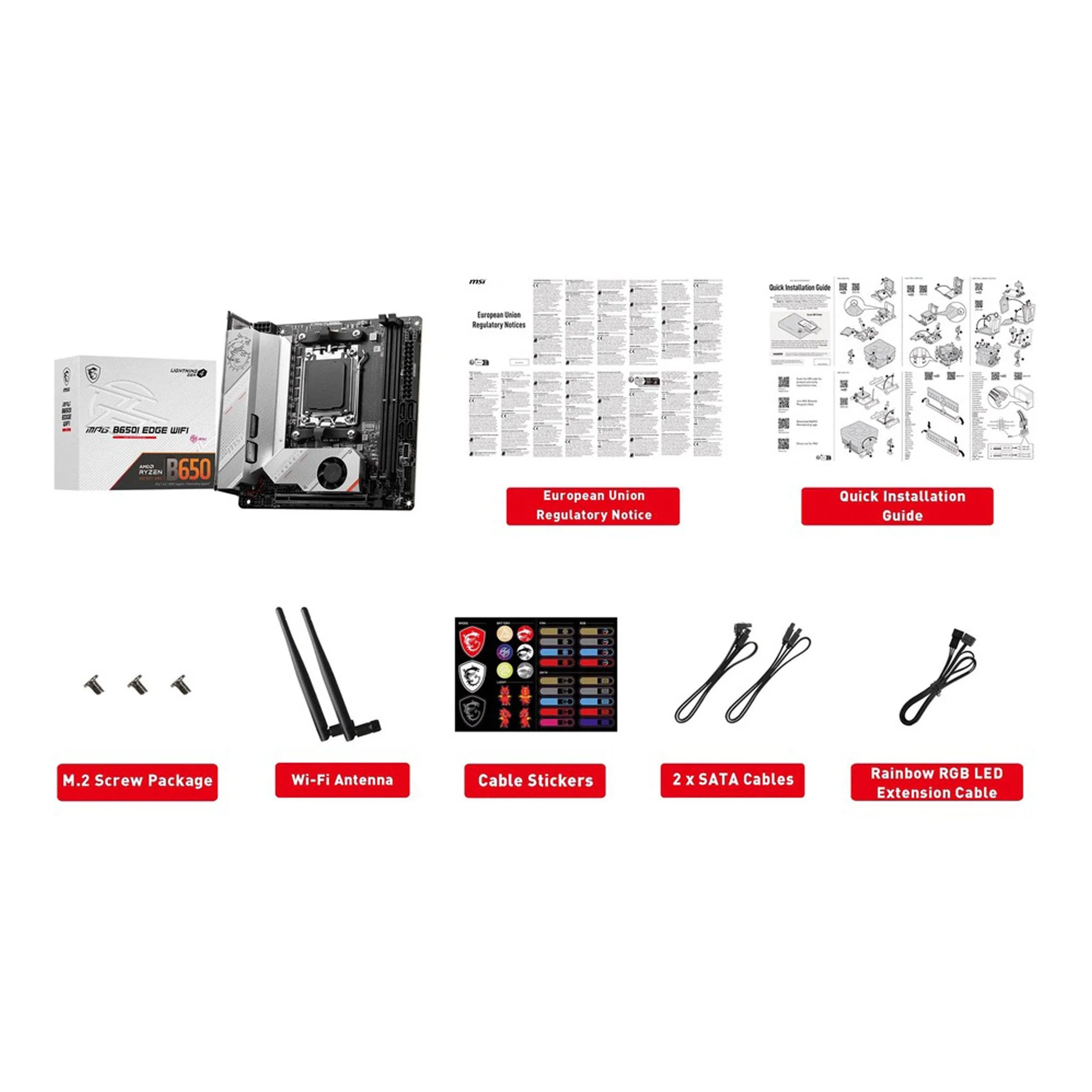 MSI B650IEDGEWIFI MPG B650I EDGE WIFI Gaming Desktop Motherboard - AMD B650 Chipset - Socket AM5 - Mini ITX - Image 6