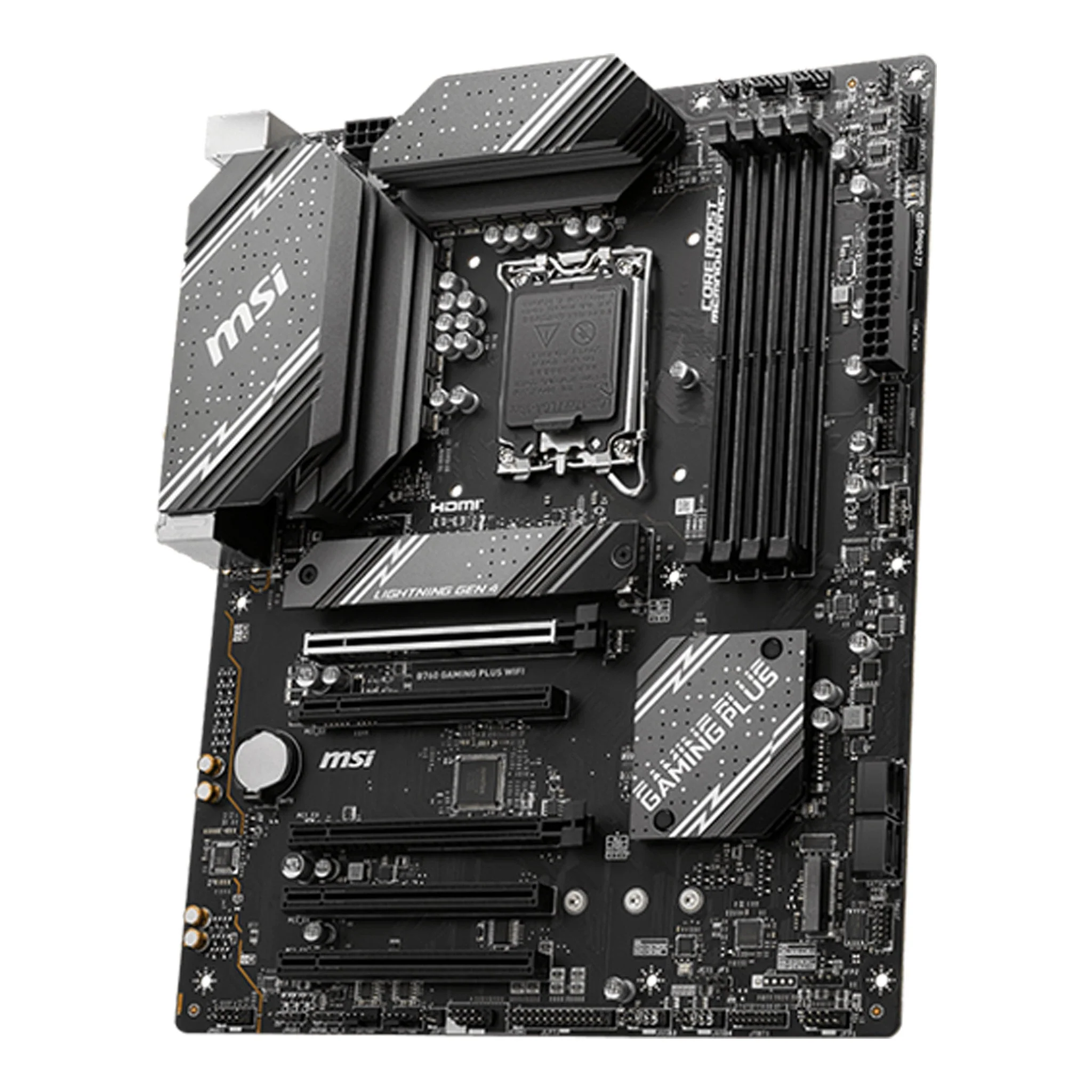 MSI B760 GAMING PLUS WIFI Gaming Desktop LGA1700 ATX Motherboard - Image 4
