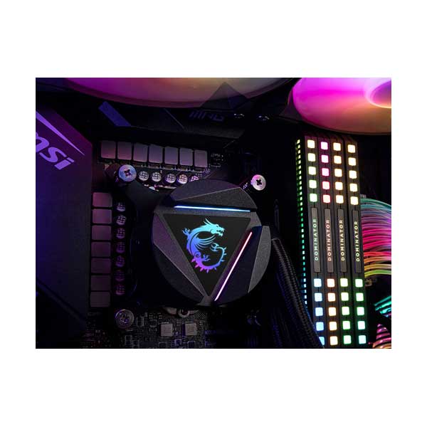 MSI CL240R MAG CORELIQUID 240R AIO ARGB Lighting Liquid CPU Cooling Kit with 270-degree Rotating Blockhead - Image 4