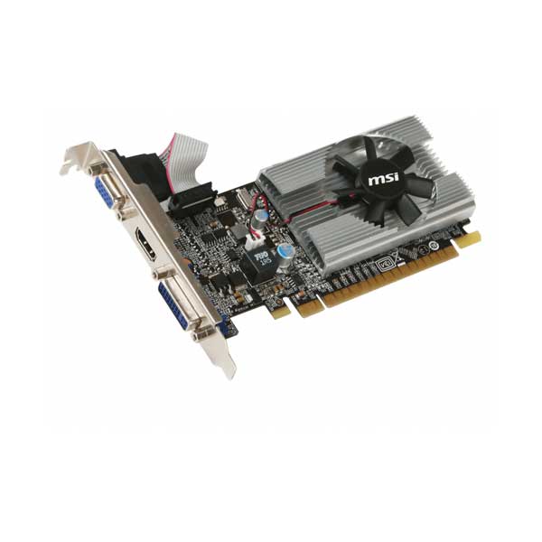 MSI G2101D3 N210-MD1G/D3 NVIDIA GeForce 210 1GB PCIe Graphics Card