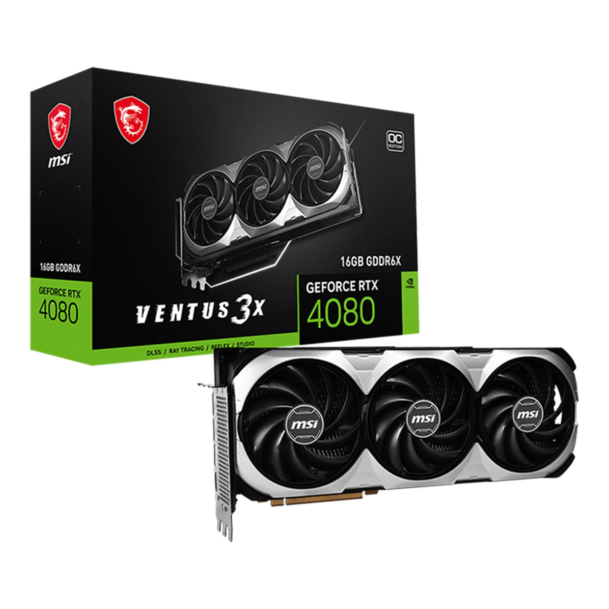 MSi G408016V3X NVIDIA GeForce RTX 4080 16GB VENTUS 3X Graphics Card
