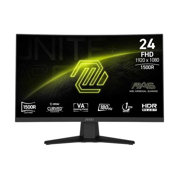 MSI MAG 244C 24" Curved Gaming Monitor | 180Hz | 1ms | FHD | Adaptive Sync