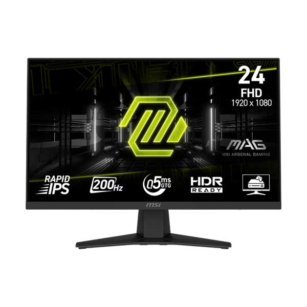 MSI MAG 244F | 24" Rapid IPS Gaming Monitor | 200Hz, 0.5ms (GtG)