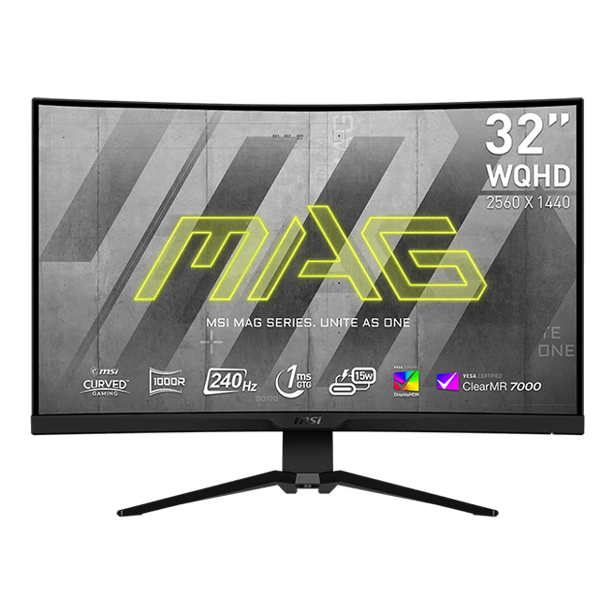 MSI MAG 325CQRXF 32" 1440p 240Hz 16:9 Widescreen Gaming LCD Curved Monitor