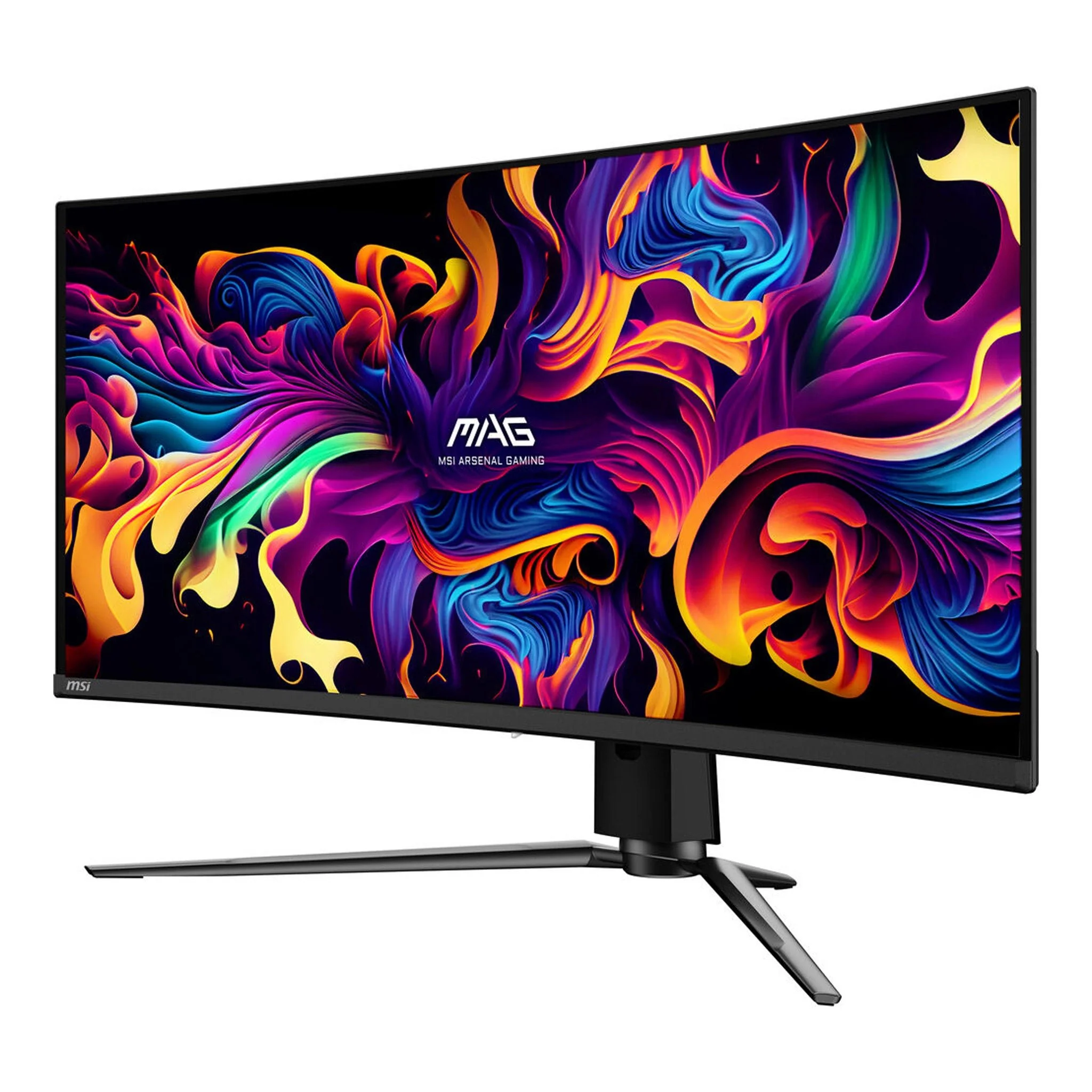 MSI MAG 341CQP 34" OD-OLED Curved Widescreen Gaming OLED Monitor - 21:9 - Black - Image 2