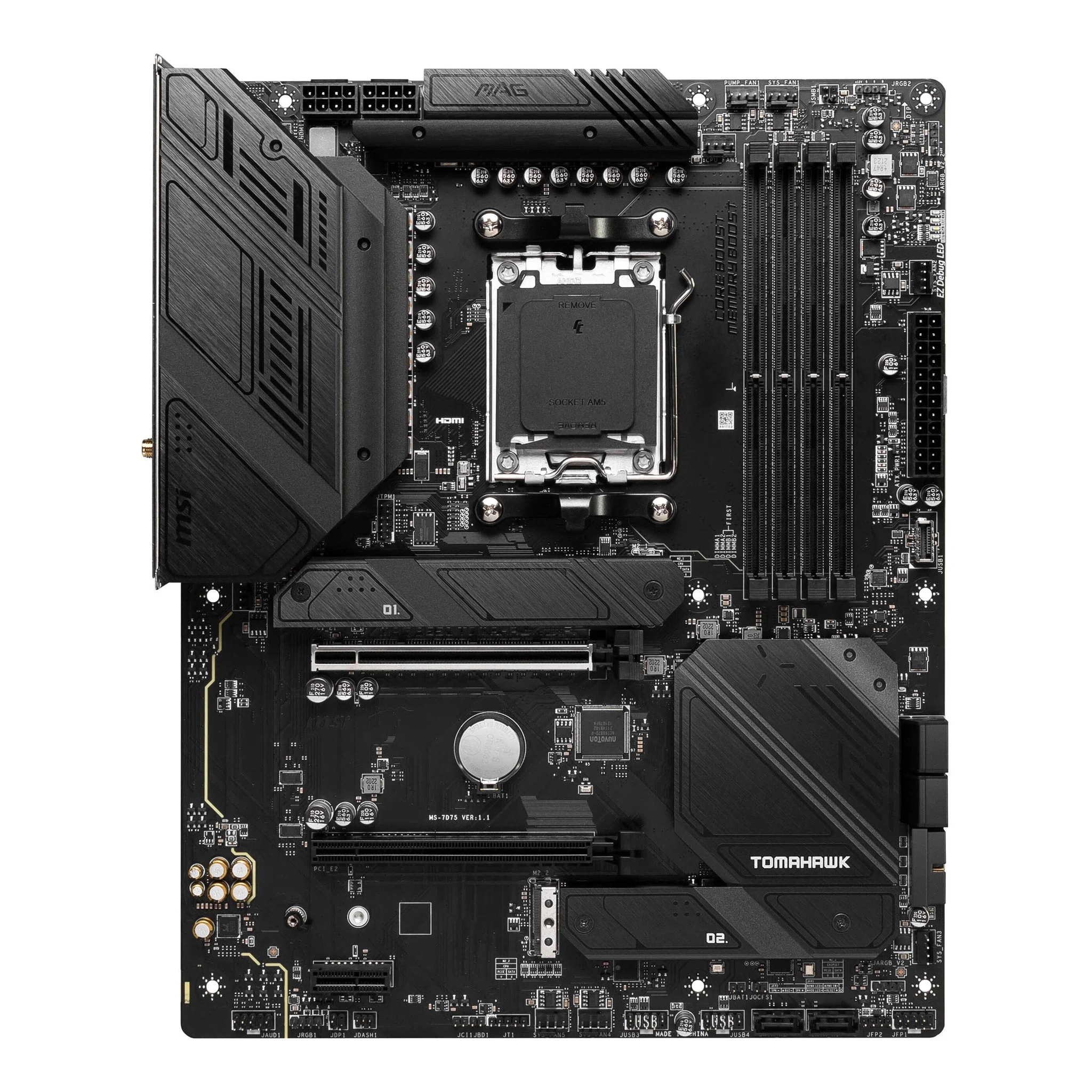 MSI MAG B650 TOMAHAWK WIFI AM5 Gaming Desktop ATX Motherboard - AMD - Image 2