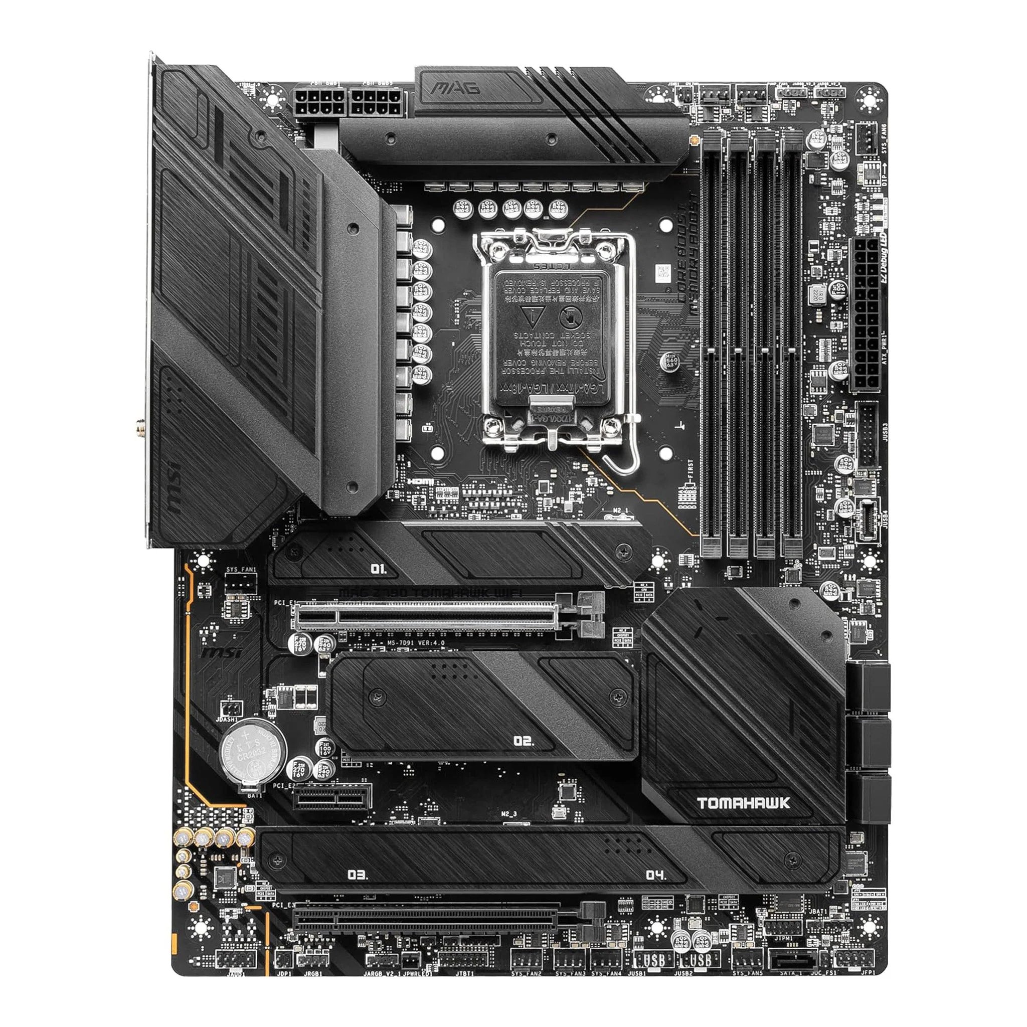 MSI MAG Z790 TOMAHAWK MAX WIFI Gaming Desktop Motherboard - LGA 1700 - ATX - Image 3