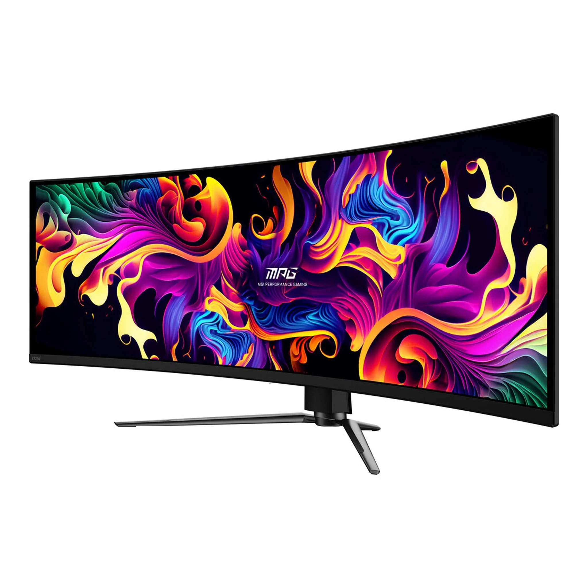 MSI MPG 491CQP 49" QD-OLED Curved Widescreen Gaming OLED Monitor - 32:9 - Metallic Black - Image 2