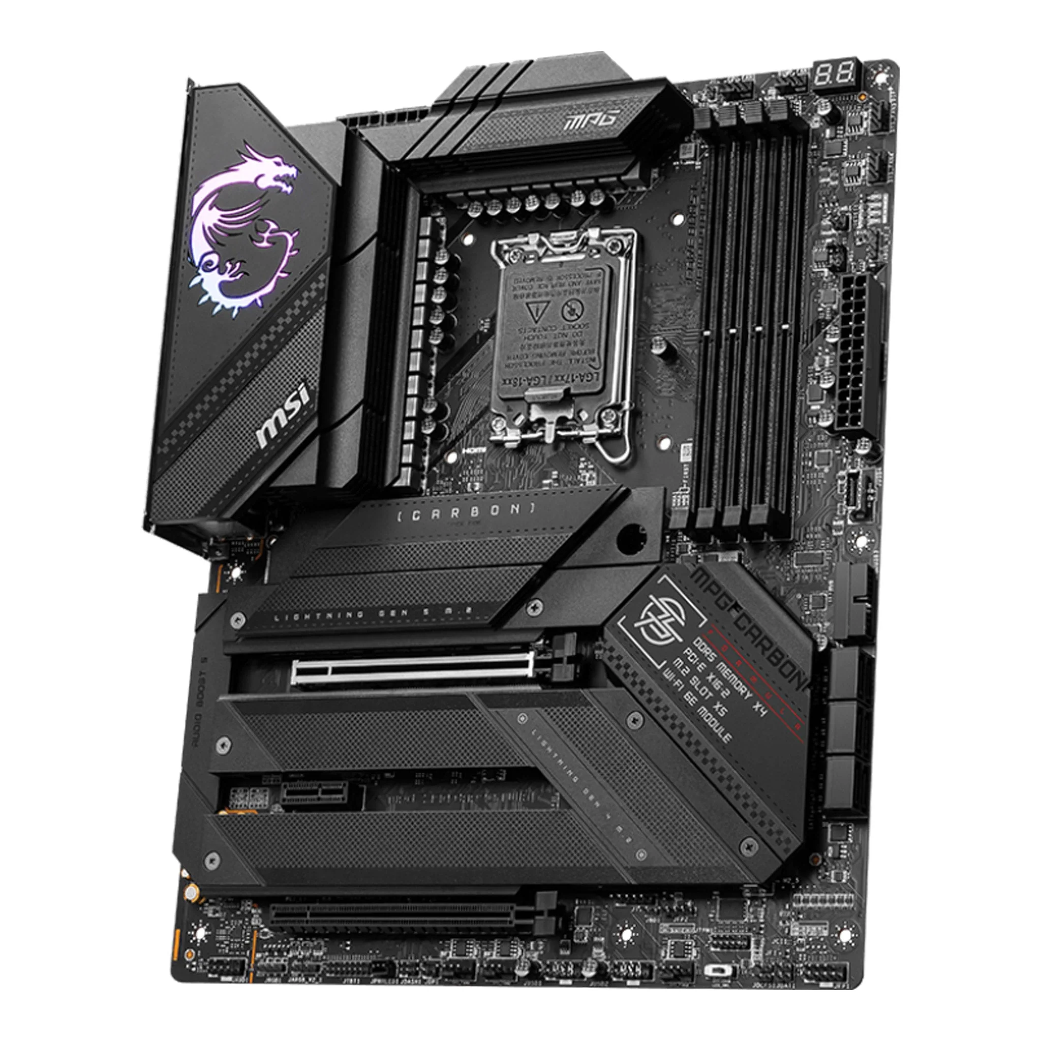 MSi MPG Z790 CARBON WIFI Intel Z790 LGA1700 ATX Gaming Motherboard - Image 3
