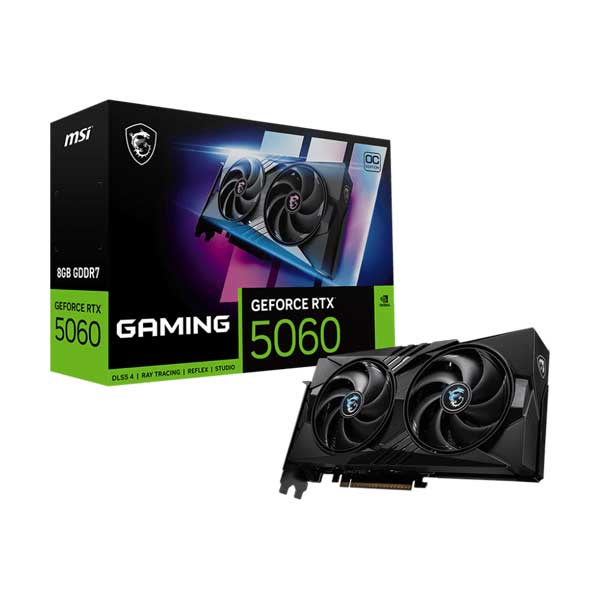 MSI NVIDIA GeForce RTX 5060 8G GAMING OC Graphics Card | G5060-8GC