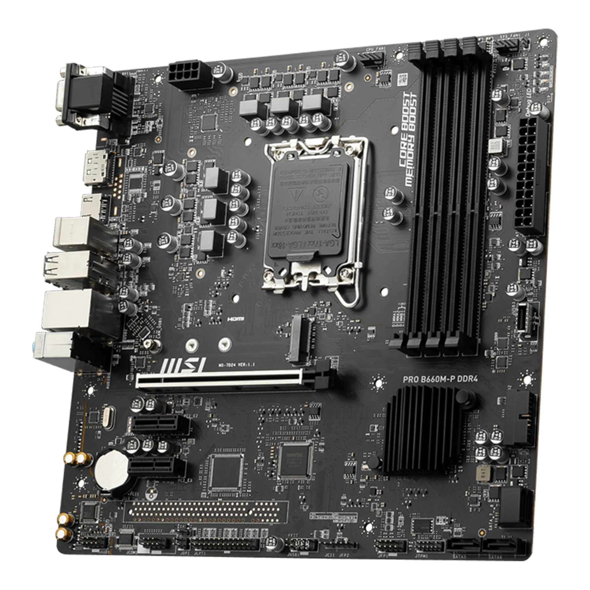 MSi PRO B660M-P DDR4 Pro Series M-ATX Desktop Motherboard - Image 4