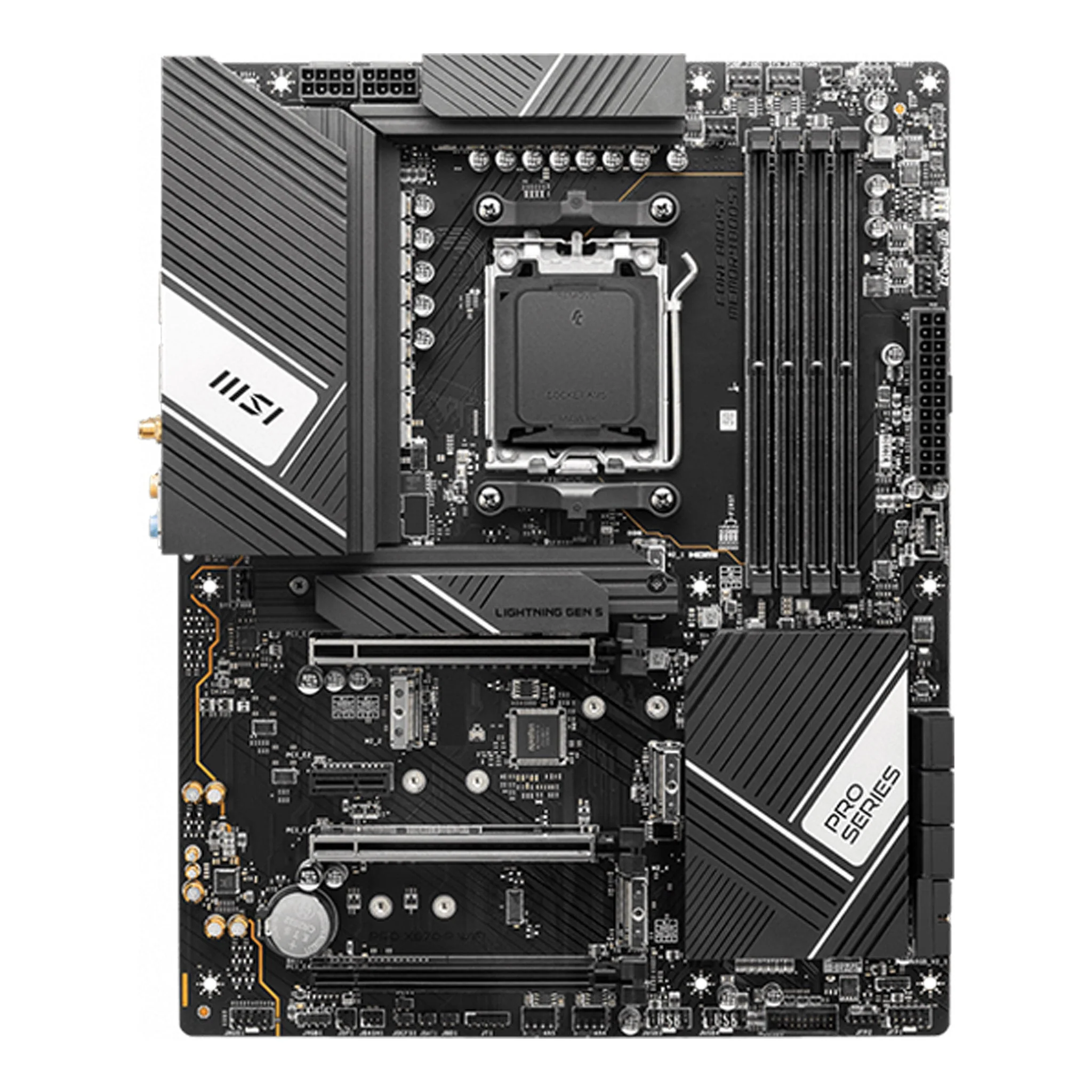 MSi PRO X670-P WIFI AMD Ryzen 7000 AM5 ATX Business Motherboard - Image 2