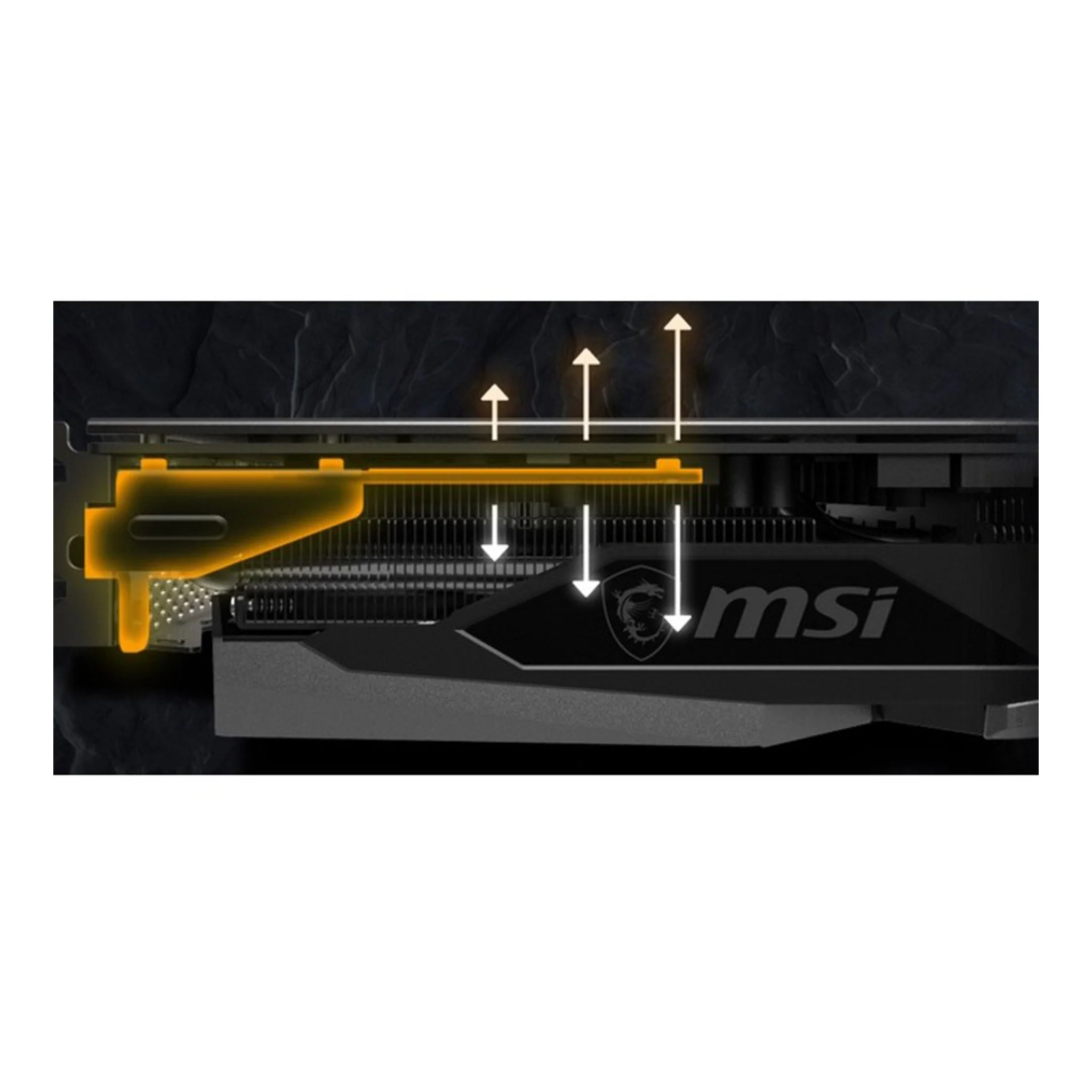 MSi R6600M3X8 8GB GDDR6 AMD Radeon RX 6600 MECH 2X Graphic Card - Image 7