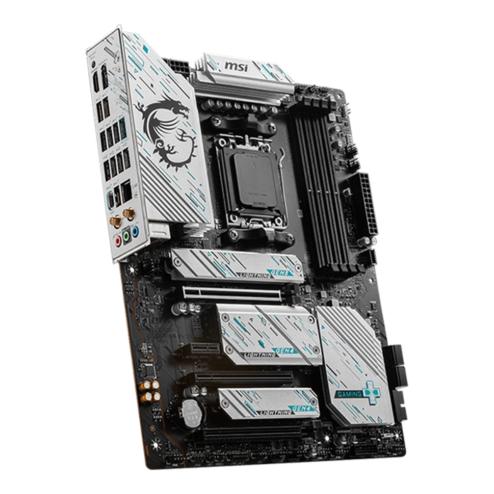 MSI X670E GAMING PLUS WIFI Gaming Desktop ATX Motherboard - AMD AM5 X670 - Image 2