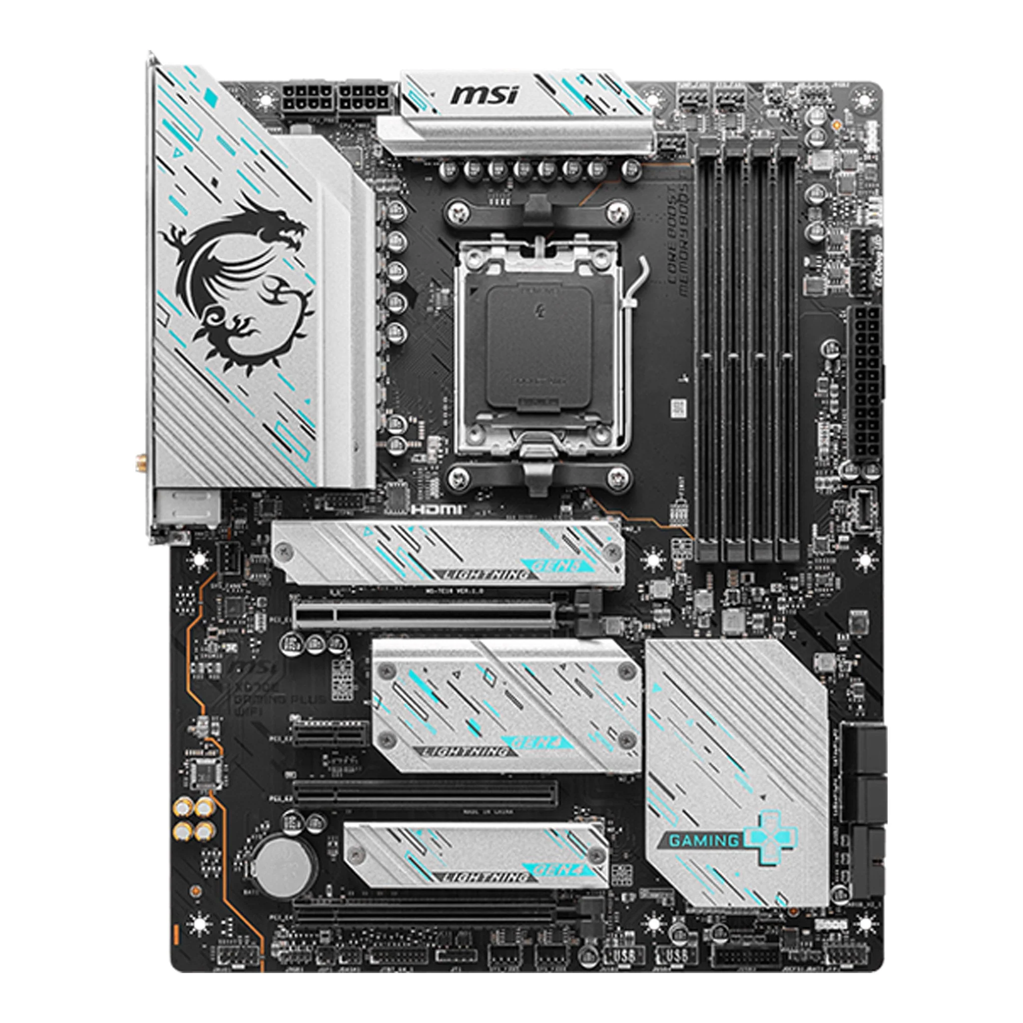 MSI X670E GAMING PLUS WIFI Gaming Desktop ATX Motherboard - AMD AM5 X670 - Image 3
