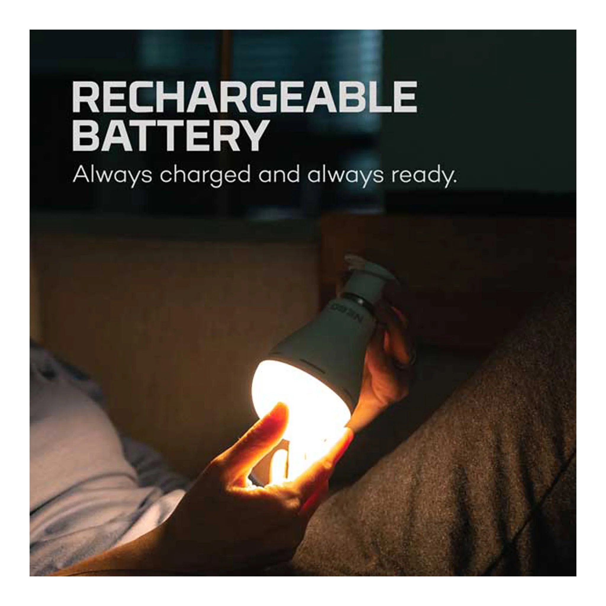 NEBO NEB-ARE-0003 Blackout Backup Emergency Bulb - Rechargeable - Image 9