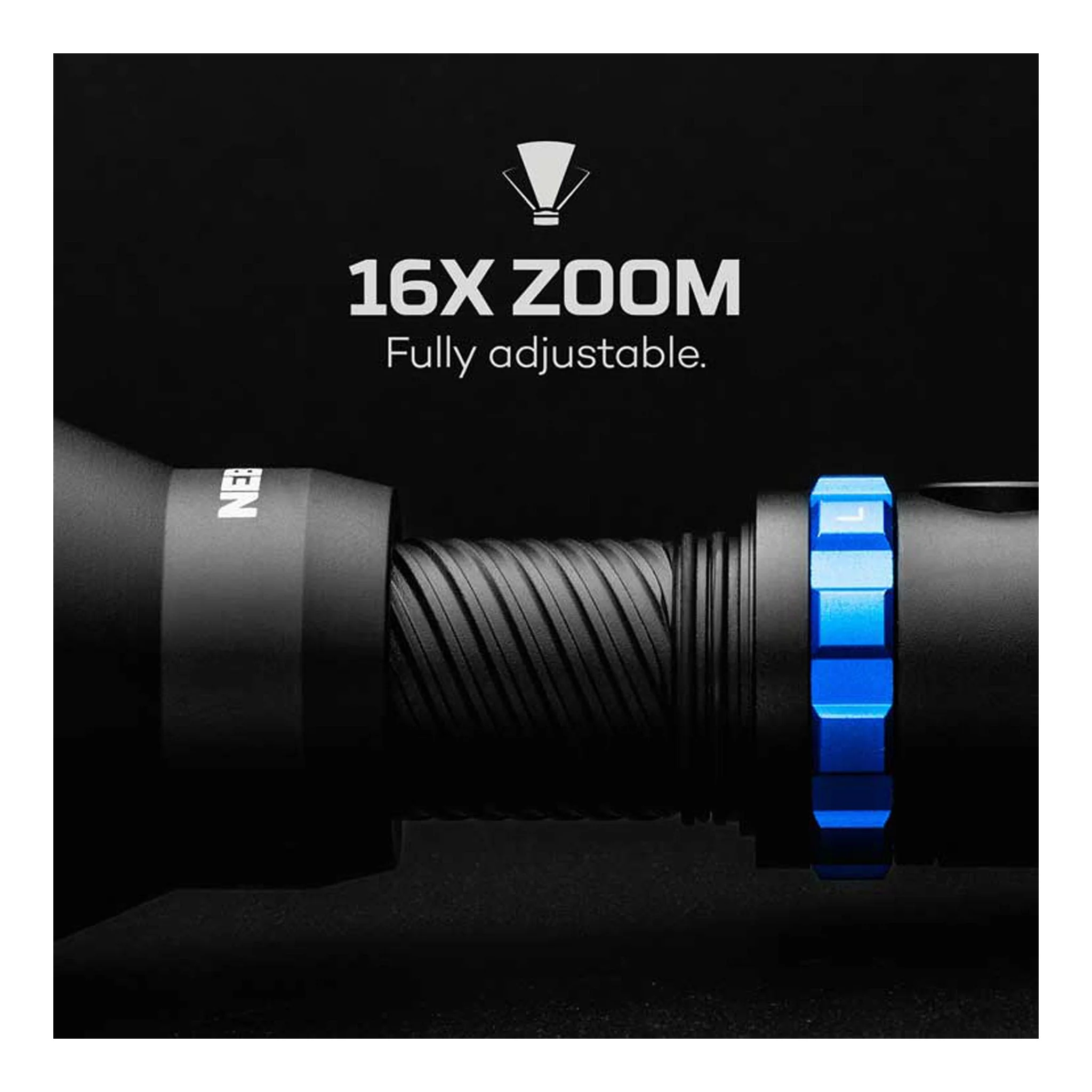 NEBO NEB-FLT-0026 Luxtreme MZ60 Blueline USB-C Rechargeable Flashlight - Image 4