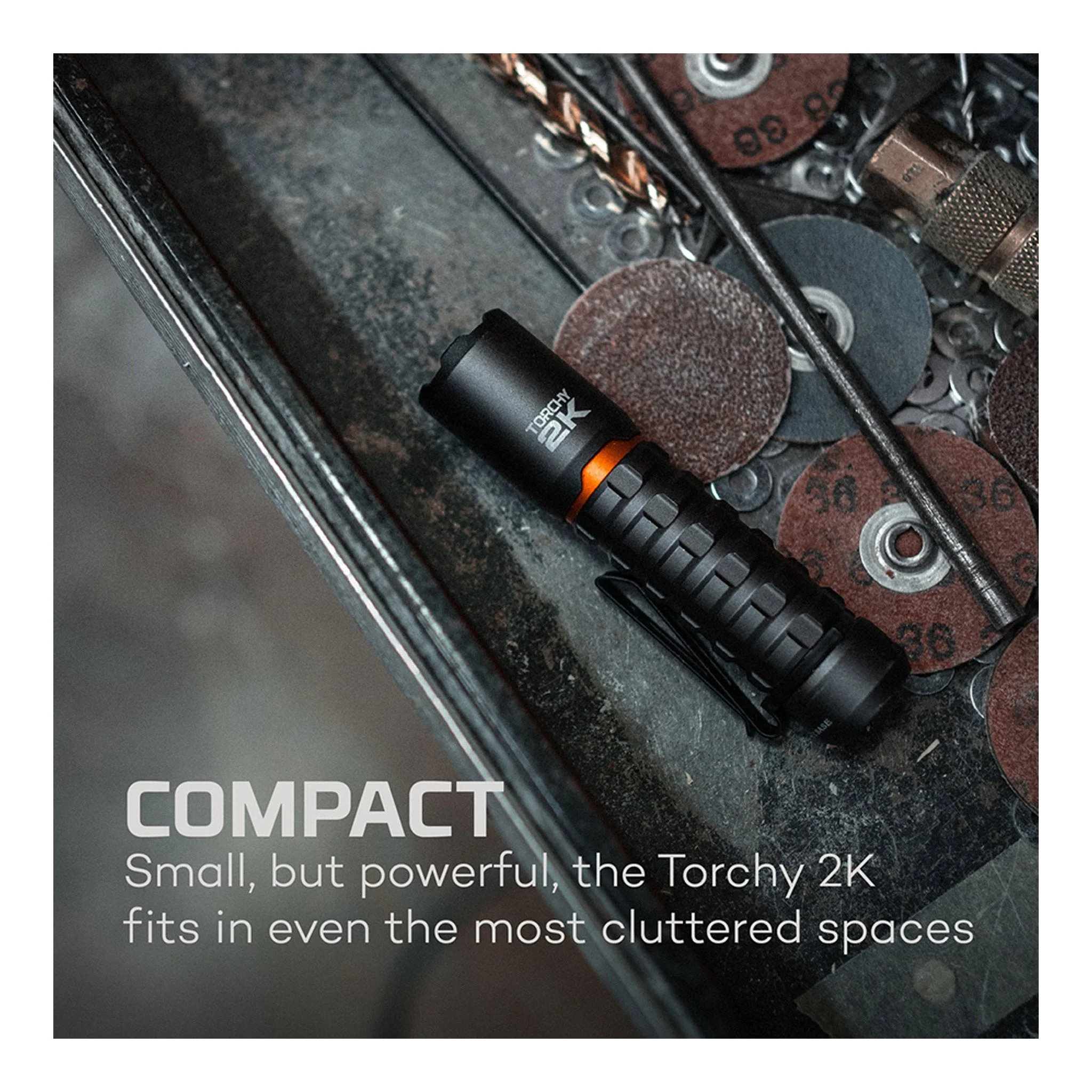 NEBO NEB-FLT-1006 TORCHY 2K Rechargeable EDC Pocket Light with Magnetic Base - Image 4