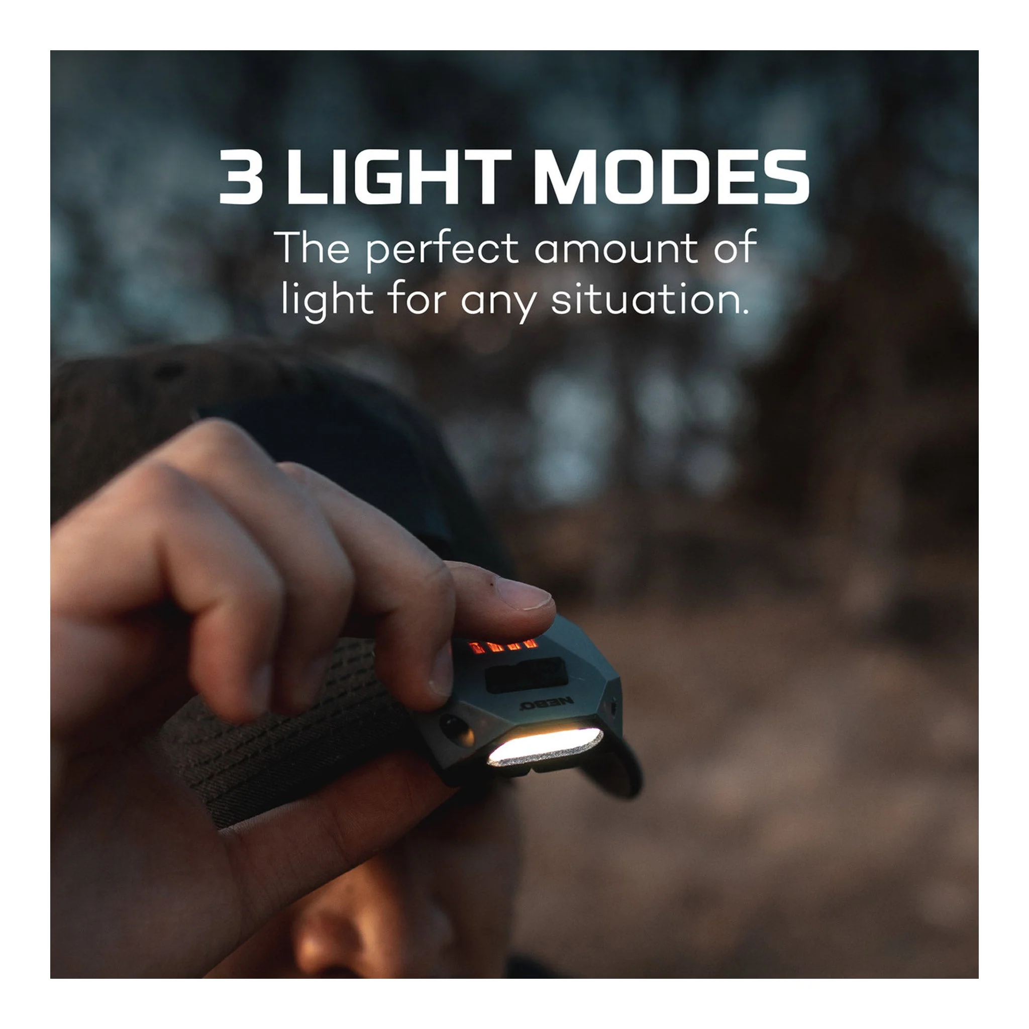 NEBO NEB-HLP-0004 EINSTEIN Rechargeable Cap Light with Wave Activation - Image 2