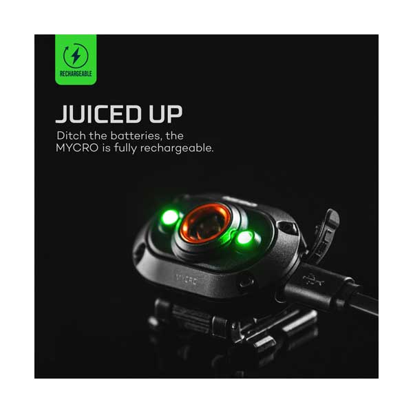 NEBO NEB-HLP-0011 Rechargeable MYCRO Headlamp and Cap Light with 400 Lumen Turbo Mode - Image 5