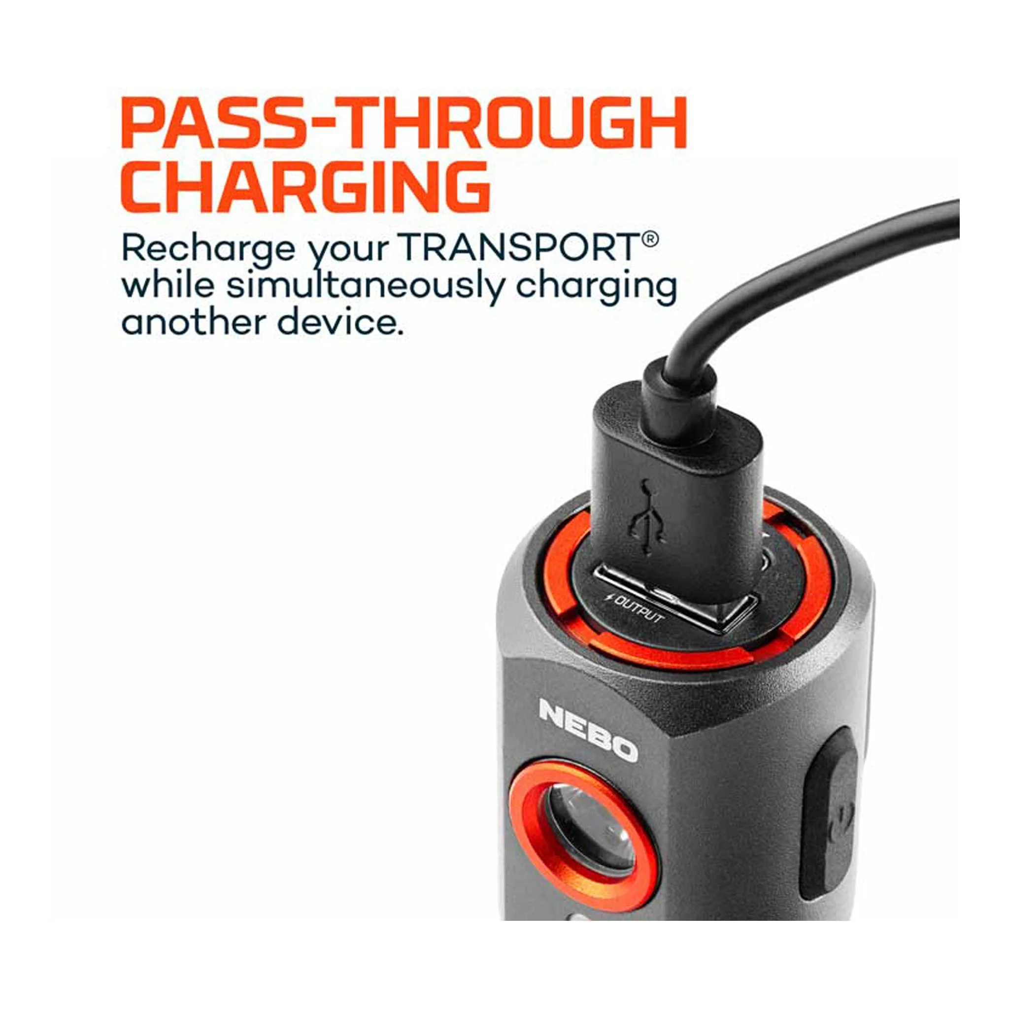 NEBO NEB-POC-1006 Transport 400 2-IN-1 Car Charger & Flashlight - Image 7