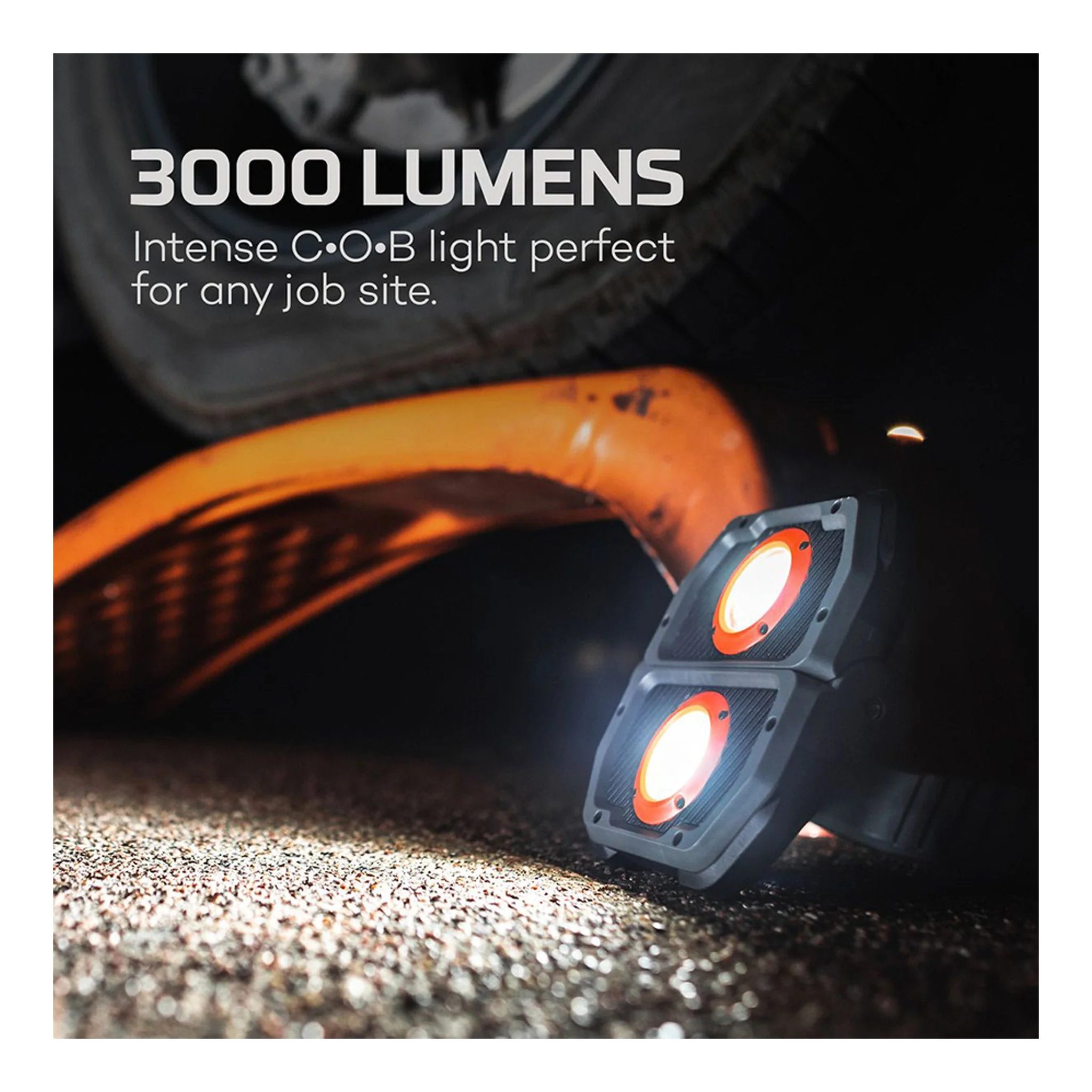 NEBO NEB-WLT-1008 OMNI 3K Lumen Multi-Directional USB-C Rechargeable Work Light & Power Bank - Image 3