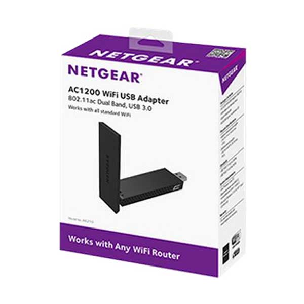 Netgear A6210-100PAS AC1200 USB 3.0 WiFi Adapter - Image 2