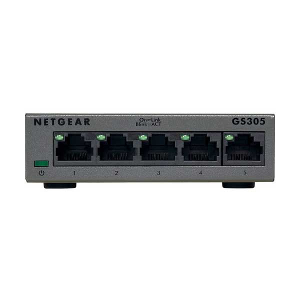 NETGEAR GS305-300PAS 5-Port Gigabit Ethernet Unmanaged Switch - Image 2
