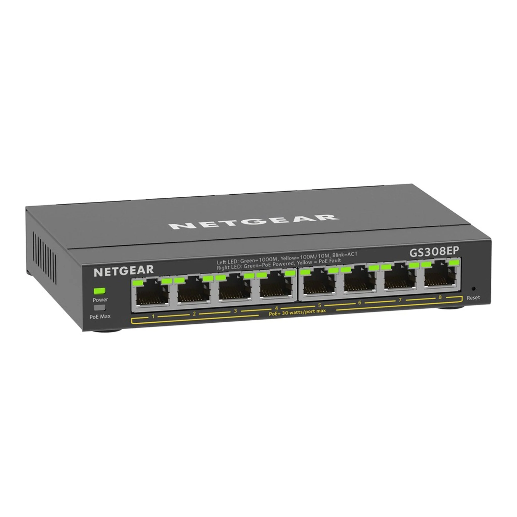 Netgear GS308EP-100NAS 8-Port Gigabit Ethernet PoE+ Smart Managed Plus Switch - Image 3