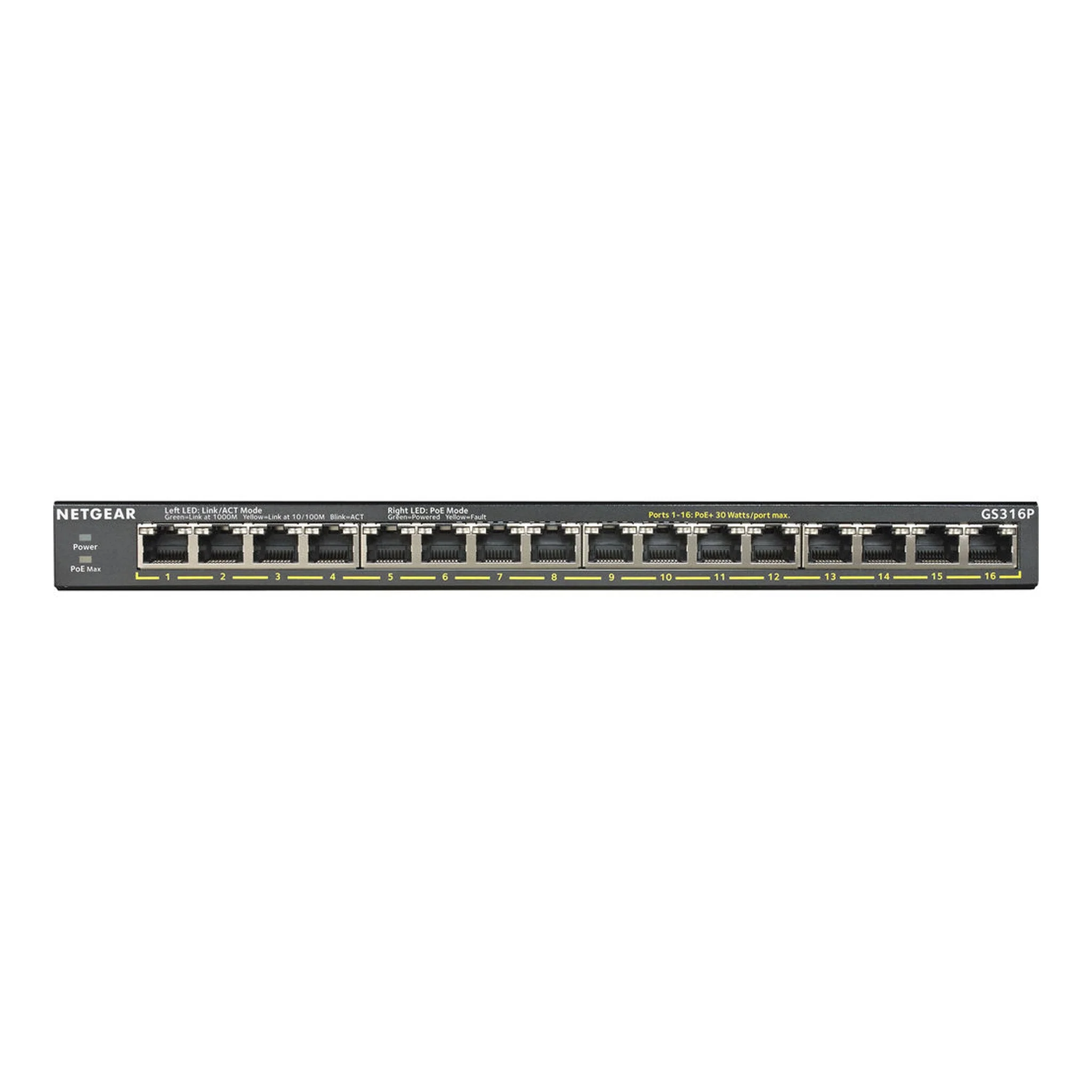 Netgear GS316P-100NAS 16-Port GS316P Ethernet Switch - Image 2
