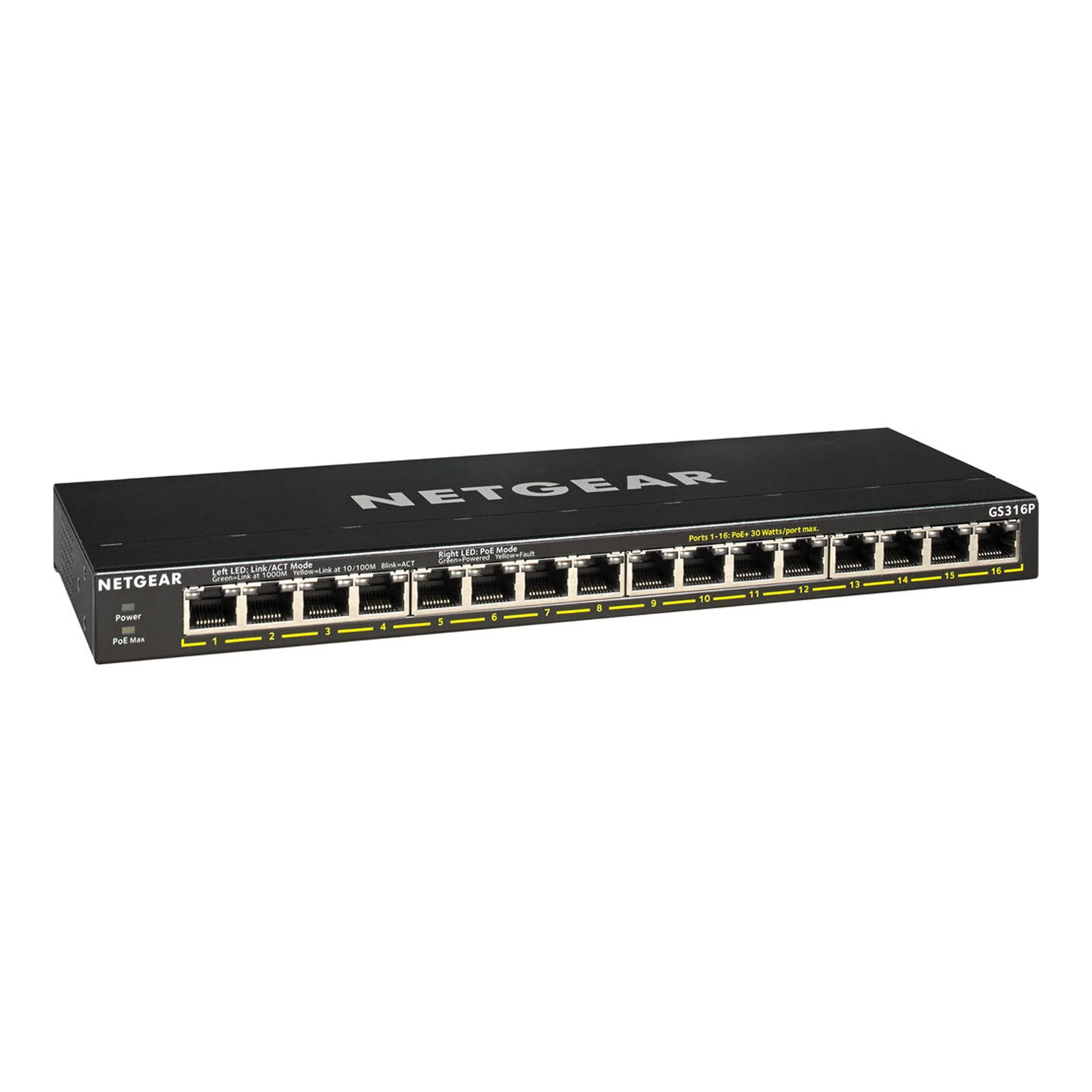 Netgear GS316P-100NAS 16-Port GS316P Ethernet Switch - Image 3