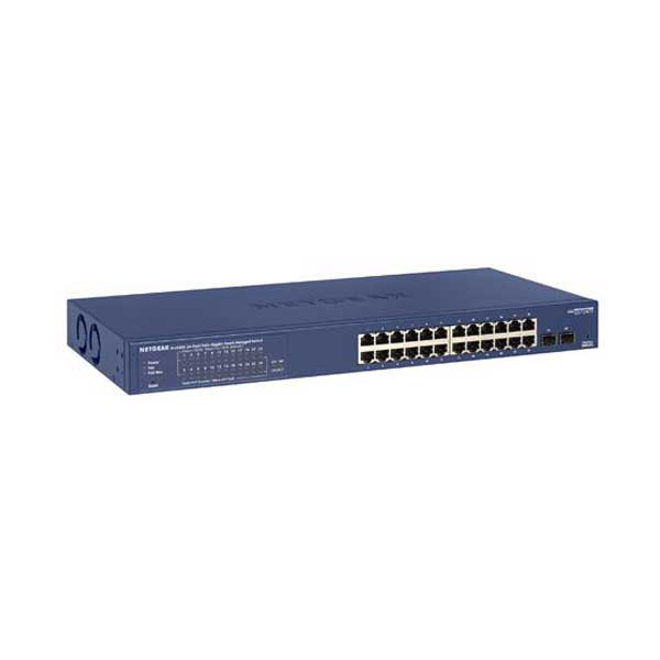 Netgear 24-Port Gigabit PoE+ Smart Managed Pro Switch with 2 SFP Ports