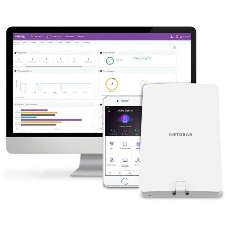 NETGEAR WAX610Y-100NAS AX1800 Dual-Band PoE Multi-Gig Insight Managed WiFi 6 Outdoor Access Point - Image 5