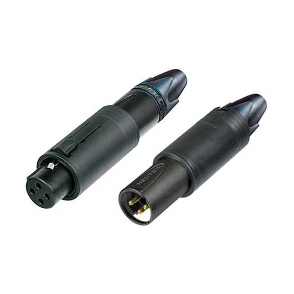 Neutrik 3-pole Unisex XLR Cable Connector, Black